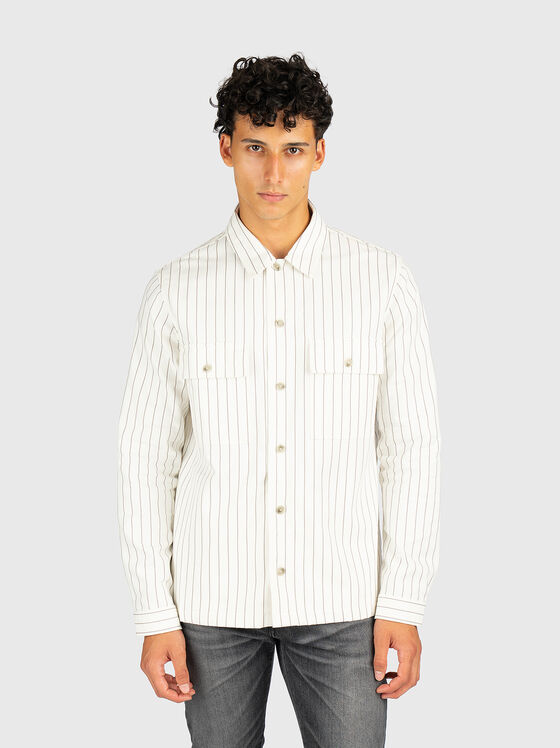 Striped cotton shirt - 1