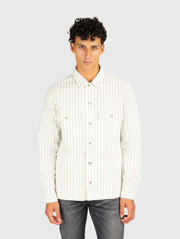Striped cotton shirt - 1