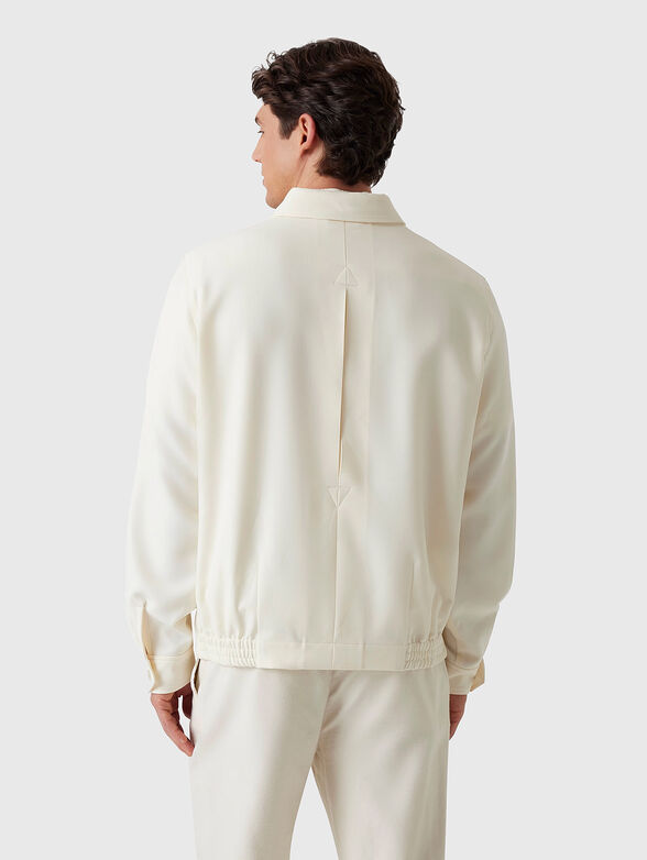 Overshirt with logo embroidery - 3