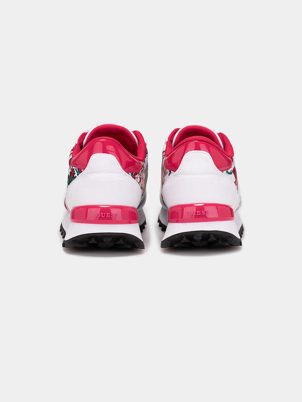SAMSIN Sneakers with floral print - 4