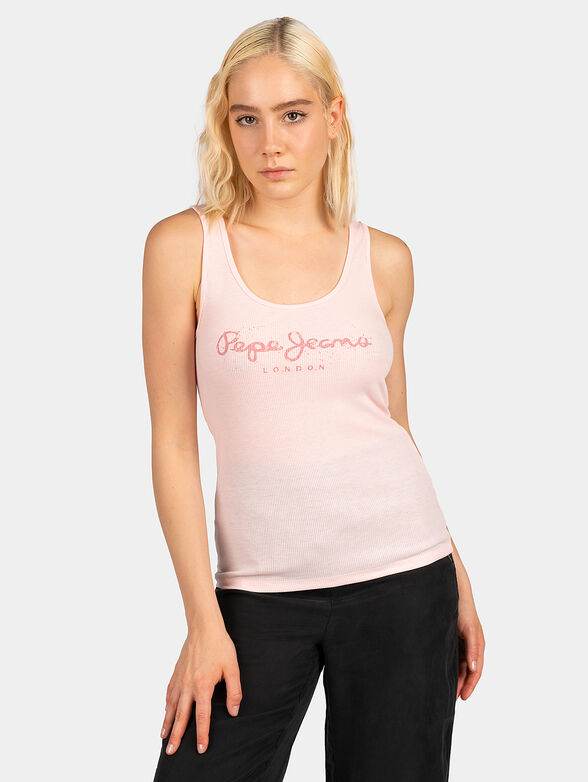 DUNIA N top with logo detail - 1