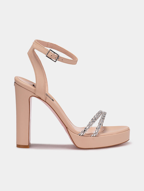 KRISTINE 3 leather sandals - 1