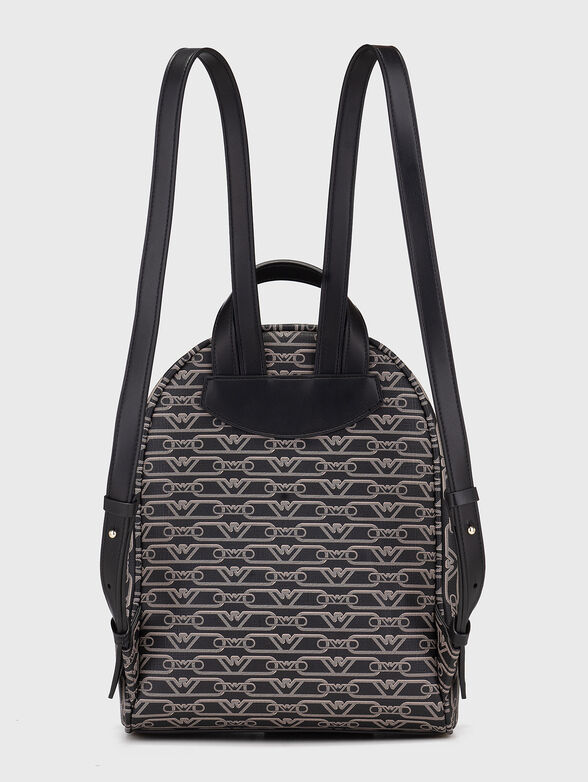 Backpack with monogram logo print - 2