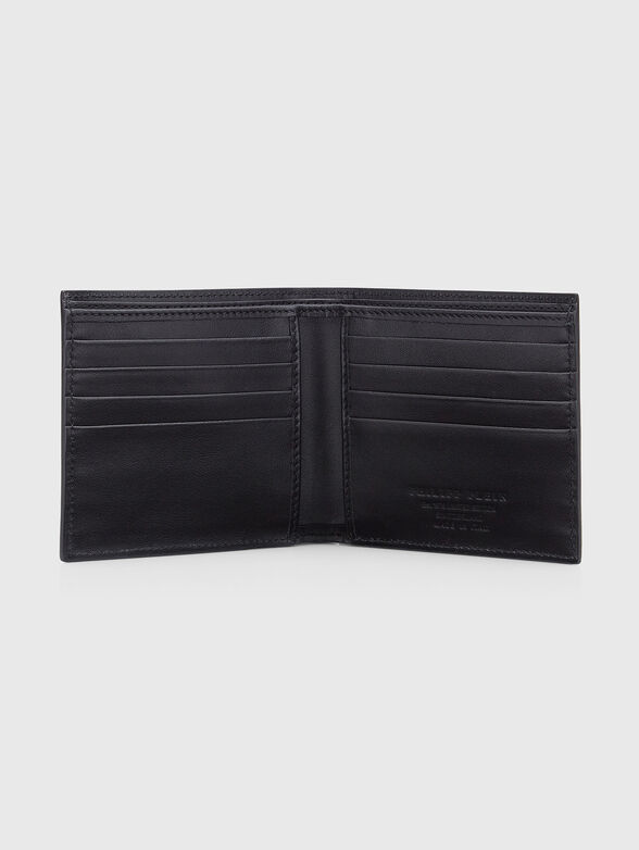 Leather wallet with embossed logo - 2