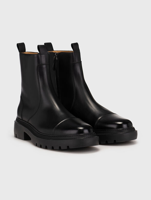 VAUGHEN black leather boots - 2