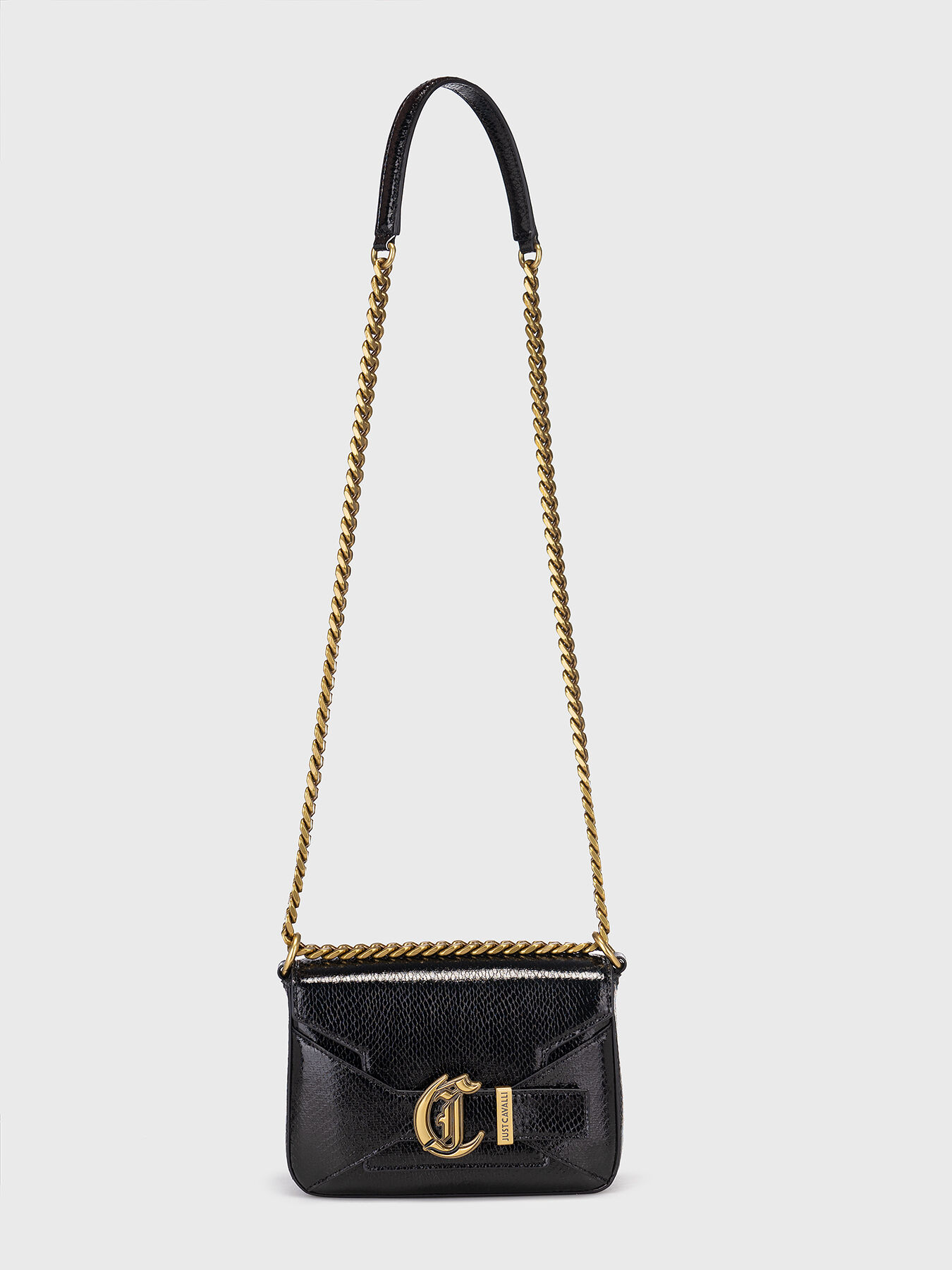 バッグ・カバンその他 DUVETICA Jumi S Black Women's Crossbody Bag V-25N-VDCR1515N- Small black crossbody bag