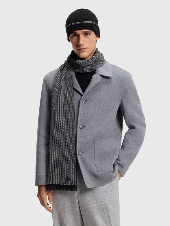 Cotton and wool scarf and hat set - 2