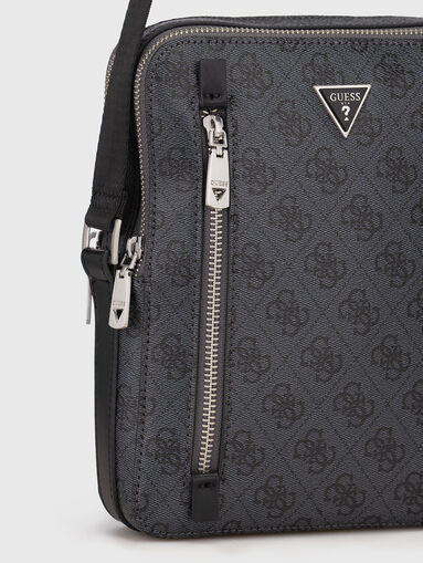 TORINO crossbody bag with monogram print - 4