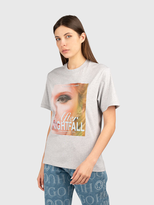 T-shirt with contrast print - 1