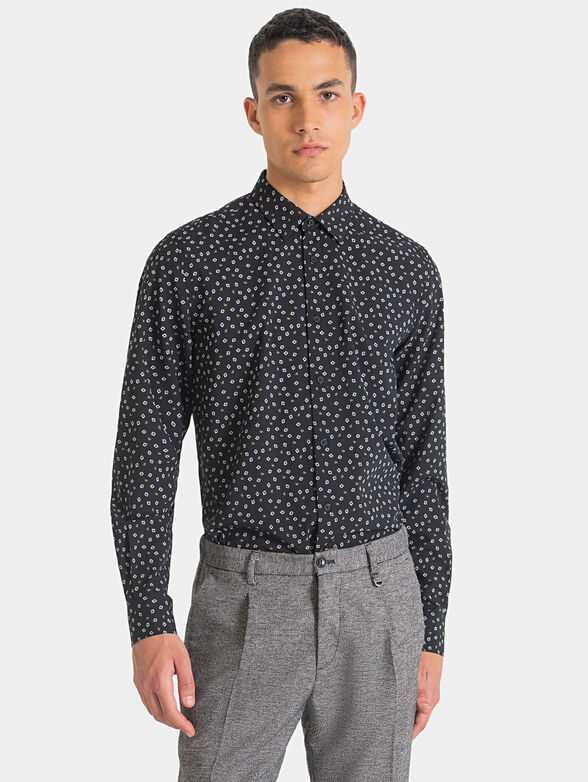 BARCELONA shirt with micro-print - 4