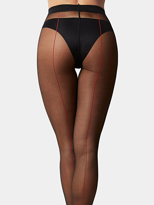 CALIENTE tights with contrasting detail - 2
