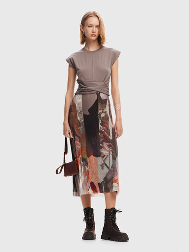 LOLA multicoloured midi dress - 5