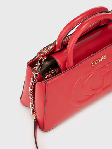 MIETTA bag with gold logo accent  - 5