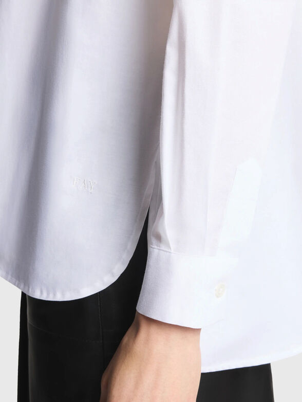Cotton oversized shirt - 4