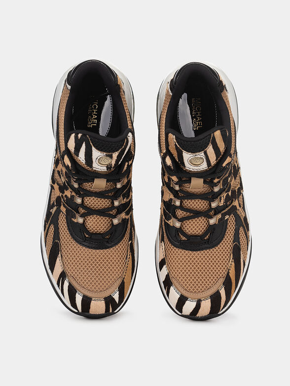 Multicolor sneakers with animal print  - 6