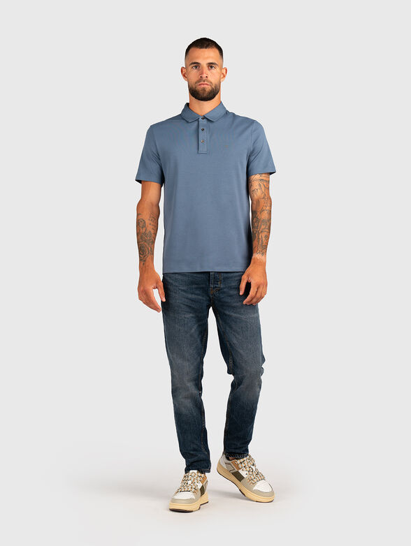 Embroidered logo polo shirt - 2