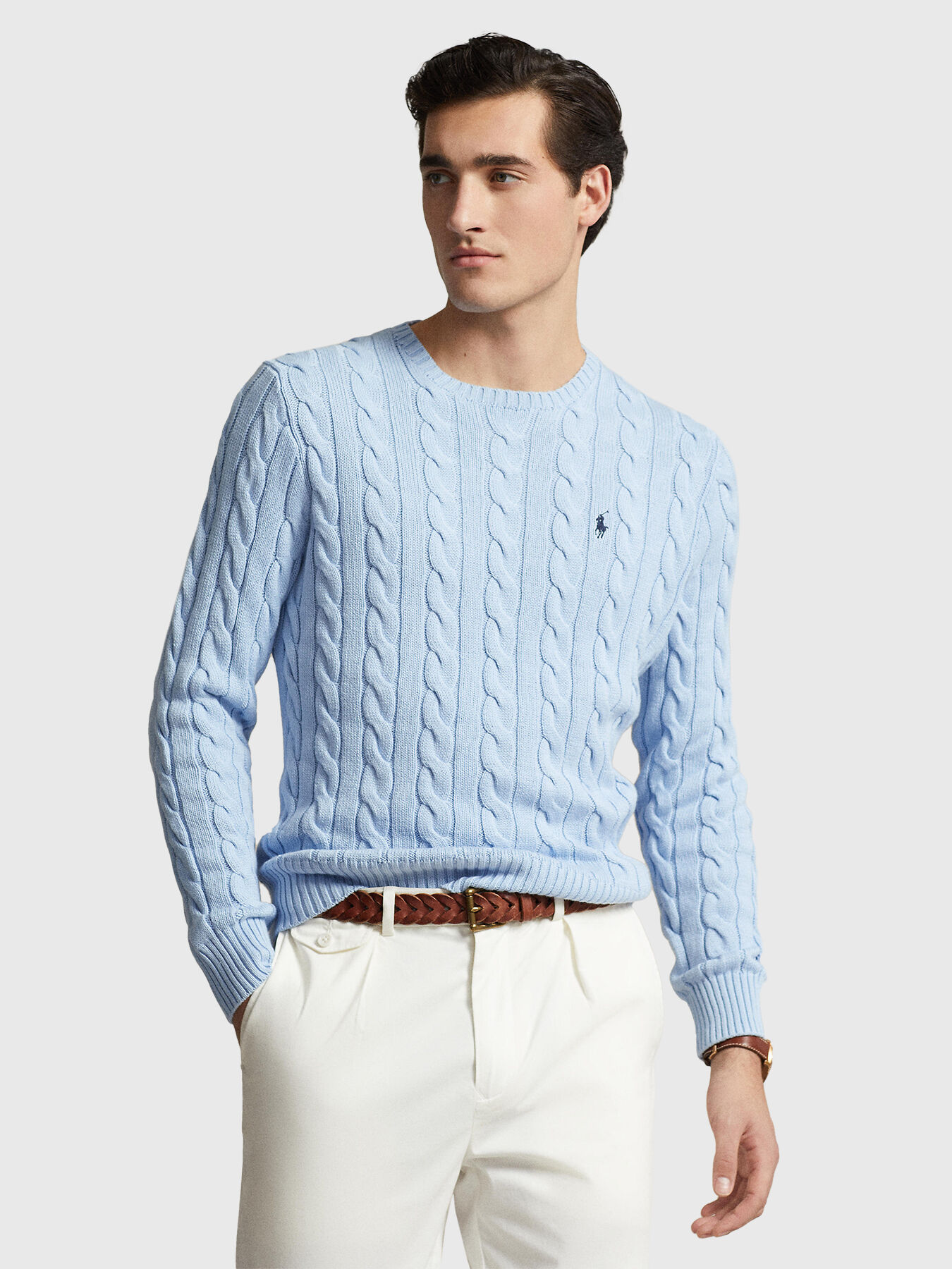 DRIVER blue sweater brand POLO RALPH LAUREN — Globalbrandsstore.com/en