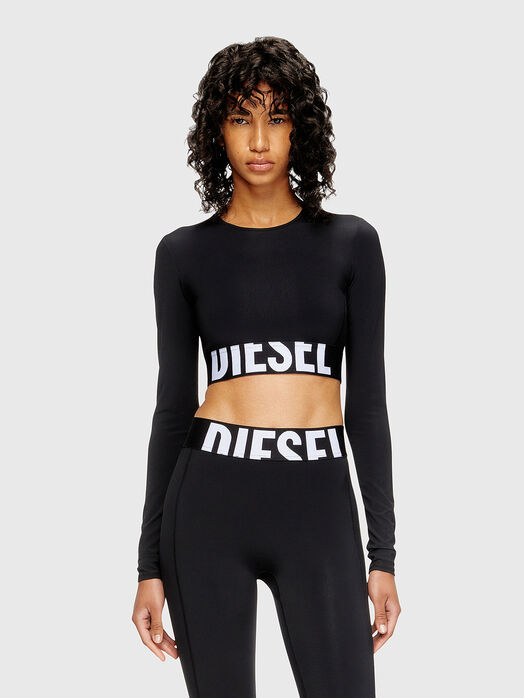 MELISSA-D-POP short blouse with logo accent