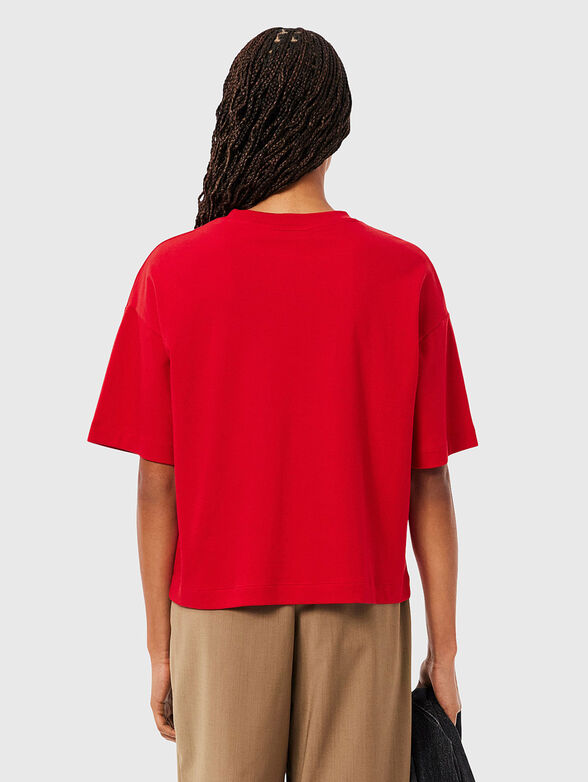 T-shirt with oval neckline - 3