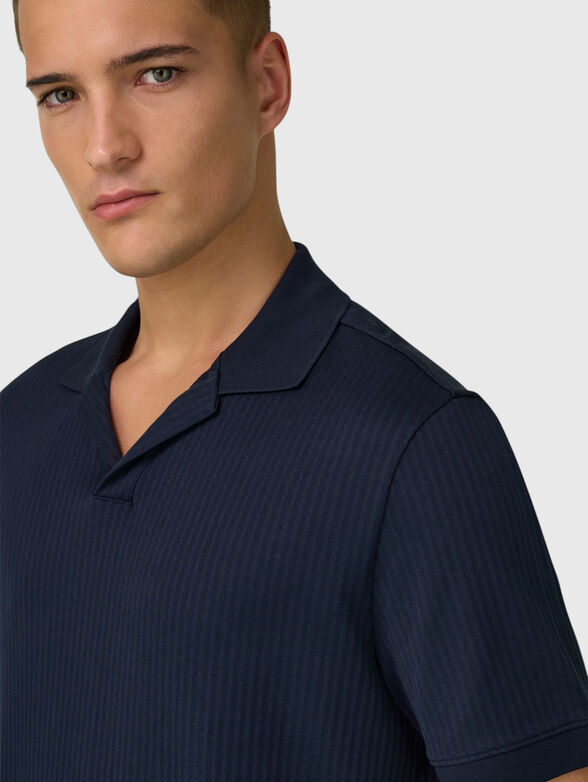 Polo shirt with a jacquard pattern - 4