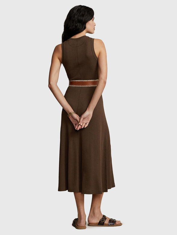 Sleeveless dress of elastic rips - 2