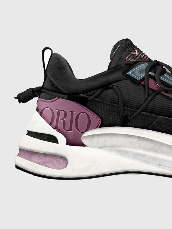 Sneakers with contrasting logo detail - 2