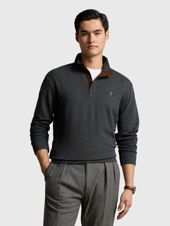 Long sleeve polo shirt - 1