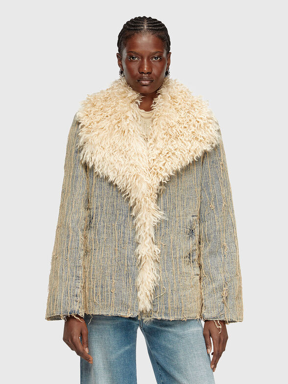 DE-ACONIC-S jacket in jacquard denim - 1