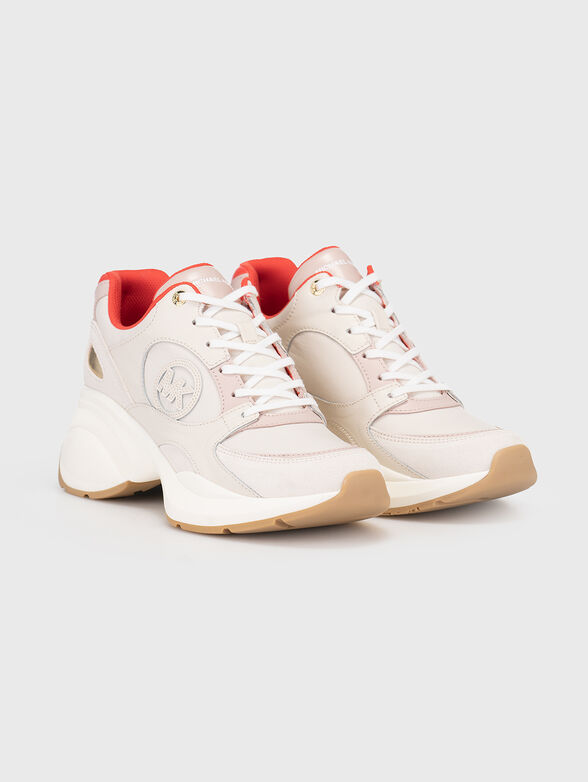 ZUMA logo detail sneakers in leather  - 2