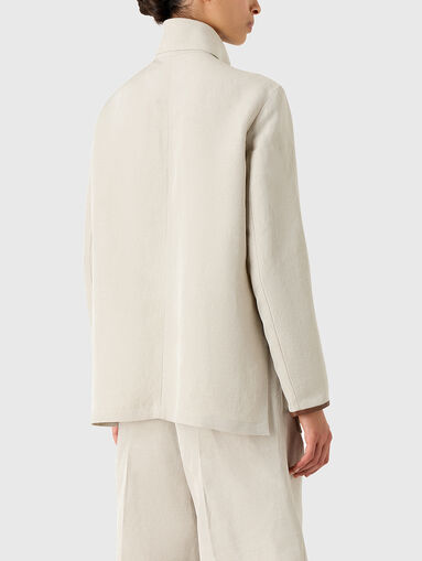 Linen blend jacket - 3