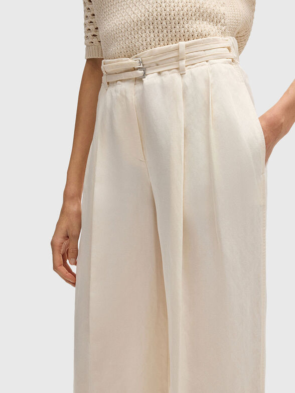 TAUALY W trousers wide legs - 3