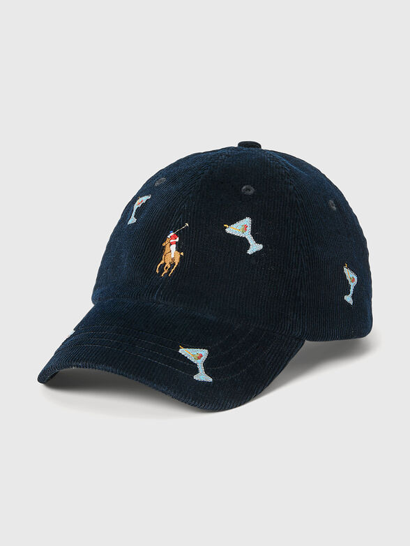 Hat with embroidered logo - 1