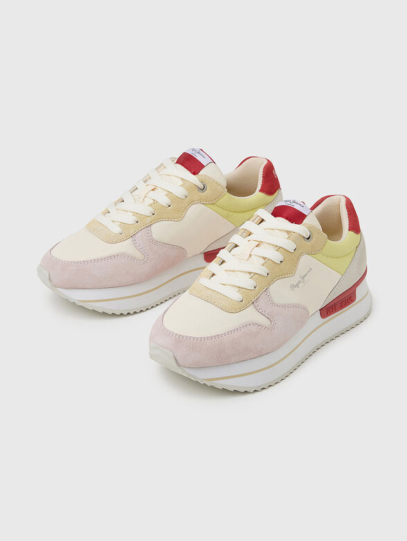 RUSPER SWEET sports shoes with suede inserts - 2