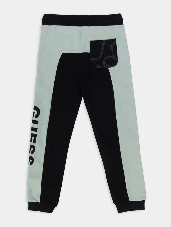 Sports pants with logo accent - 2