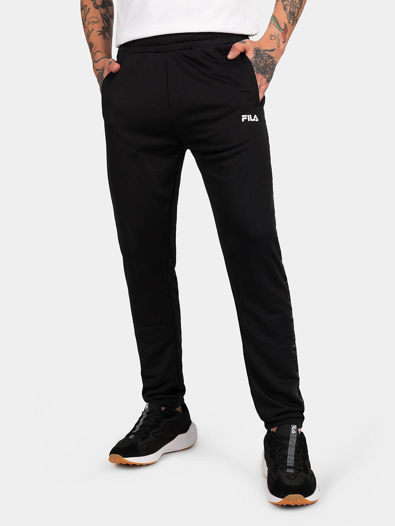 Fila black pants top