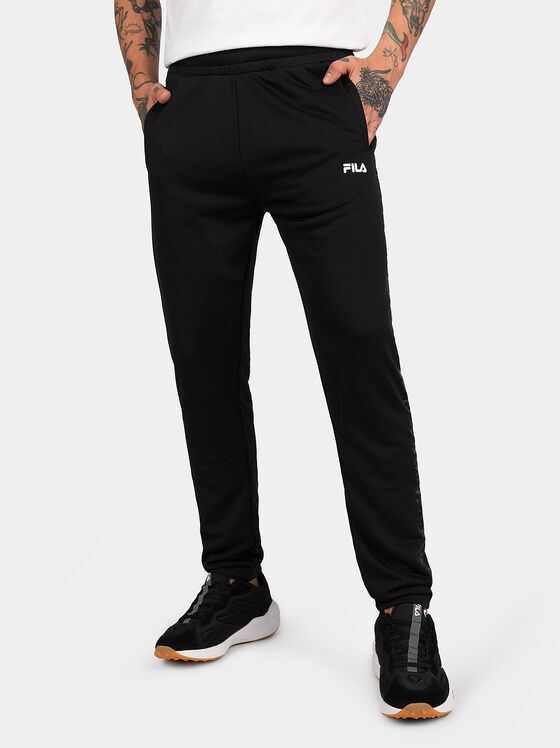 Черен спортен панталон  NAIL - 1