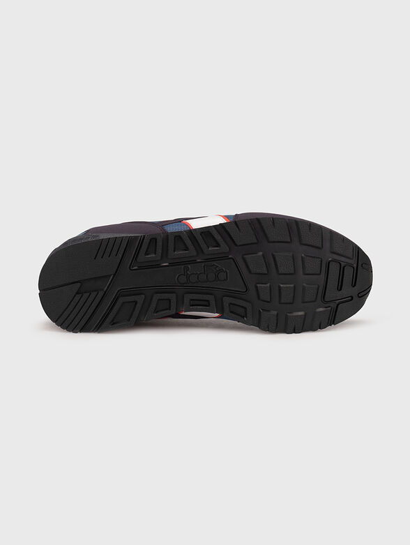 N.92 black sports shoes - 5