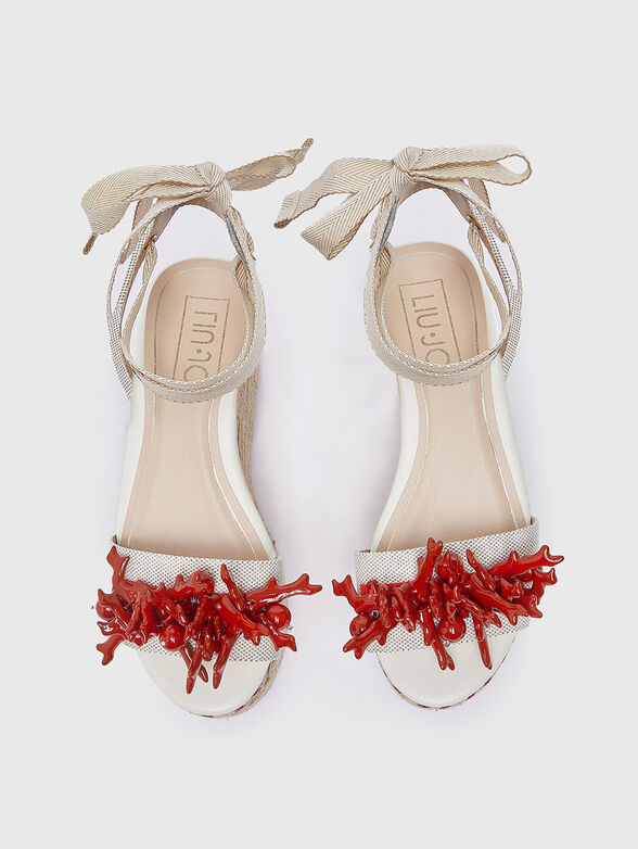 BALI 02 platform sandals with accent detail - 6