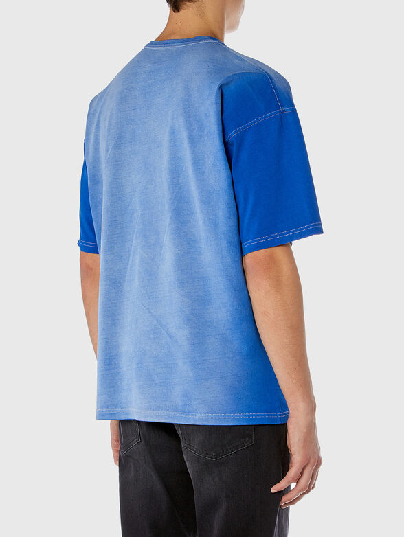 T-BOXT-Q1 cotton blue T-shirt - 2
