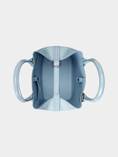 Small shopper bag in light blue color - 4