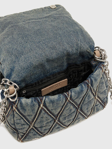 CHARM-D handbag in quilted denim - 5