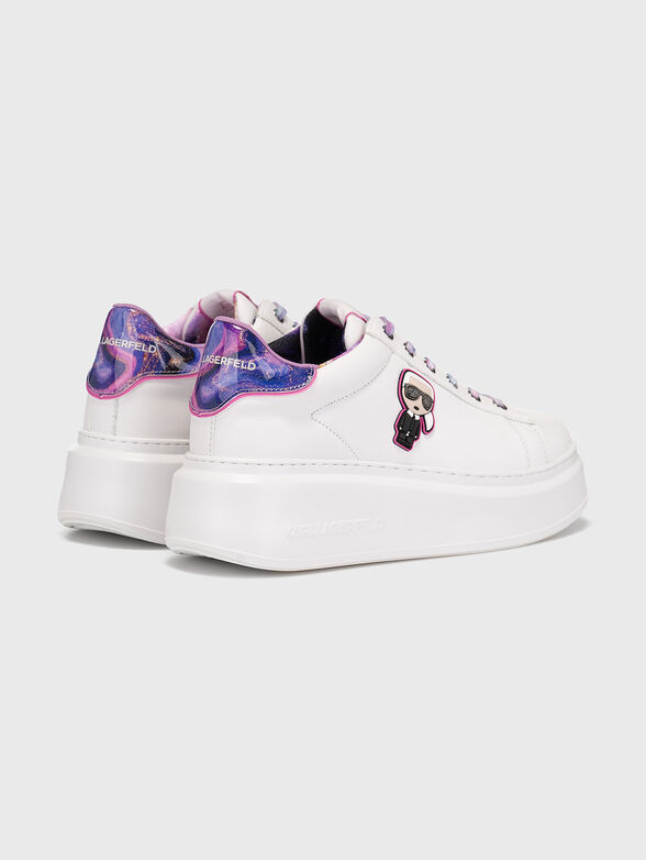 ANAKAPRI sneakers with purple accents - 3