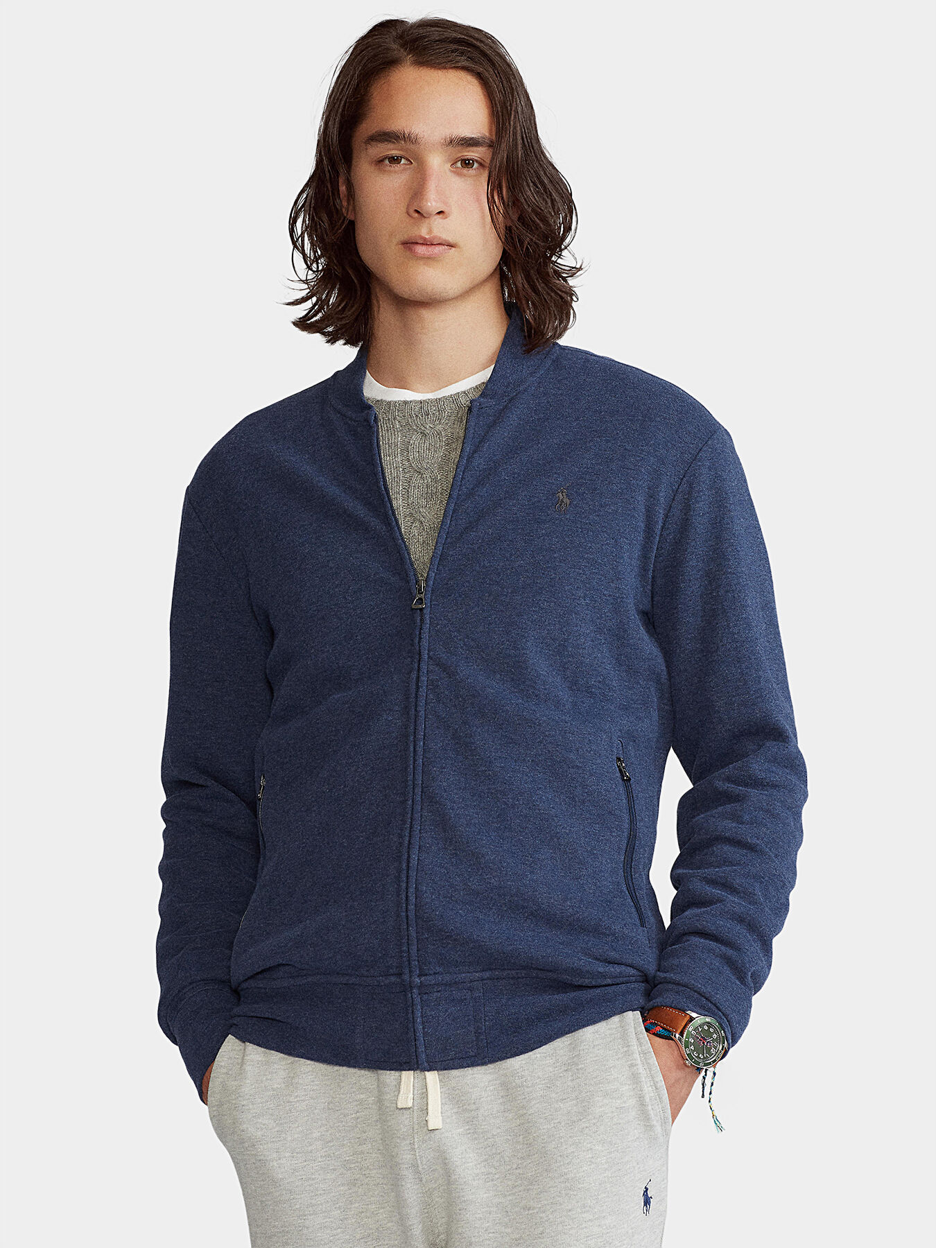 Sweatshirt with embroidered logo brand POLO RALPH LAUREN