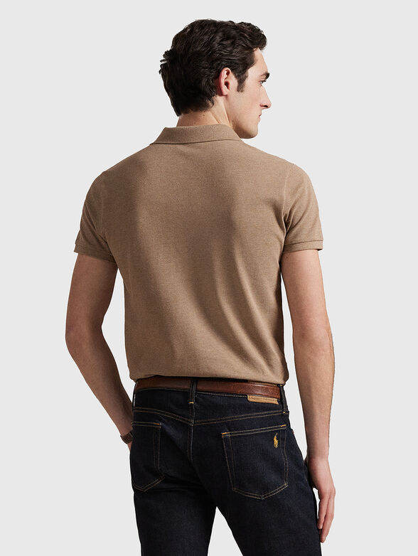 Short sleeved cotton polo shirt - 3