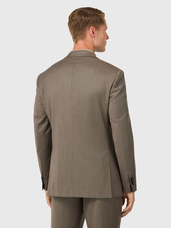 Wool suit in beige color - 3