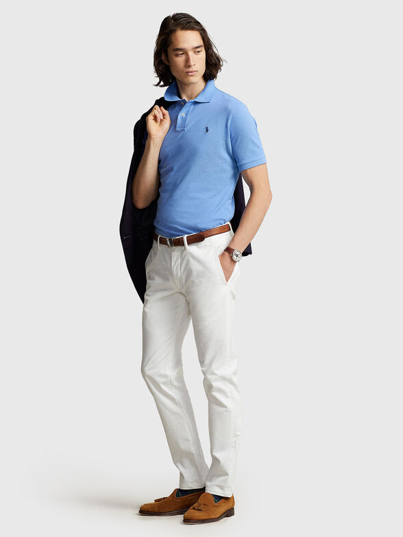 Blue cotton Polo-shirt - 2