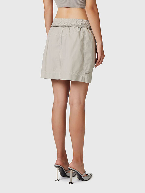 Mini skirt with accent pockets - 2