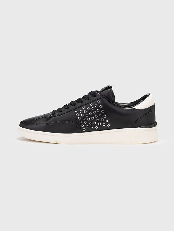 WILTON leather sneakers with eyelets - 4