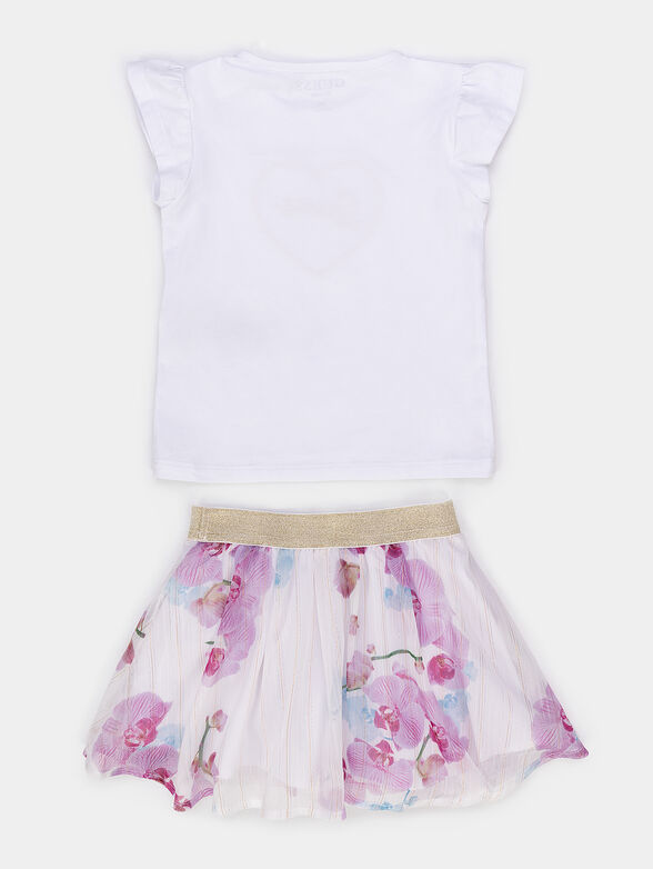 Set of two parts with floral print - 2