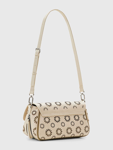 Crossbody bag in beige color - 3